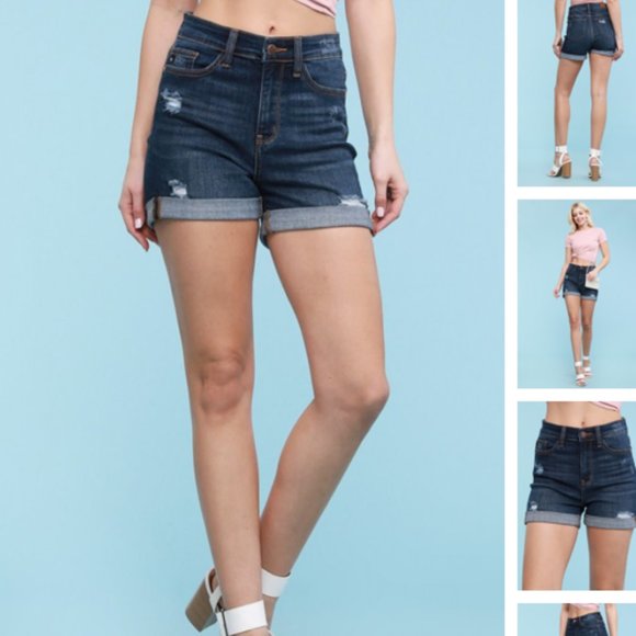judy blue high waisted shorts